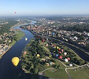 Per Lietuvą oro balionu