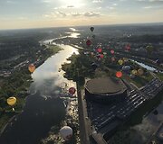 Per Lietuvą oro balionu