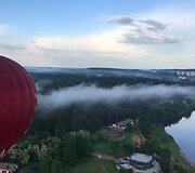 Per Lietuvą oro balionu