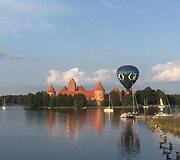 Per Lietuvą oro balionu