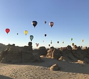 Oro balionų fiesta Saudo Arabijoje 