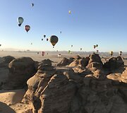 Oro balionų fiesta Saudo Arabijoje 