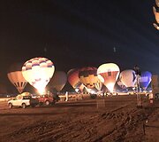 Oro balionų fiesta Saudo Arabijoje 