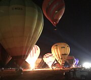 Oro balionų fiesta Saudo Arabijoje 