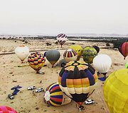 Oro balionų fiesta Saudo Arabijoje 