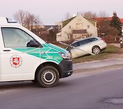 Girto vairuotojo &bdquo;Toyota&ldquo; nulėkė nuo kelio Tauragėje
