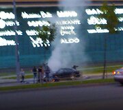 Automobilio &bdquo;Mercedes Benz&ldquo; gaisras