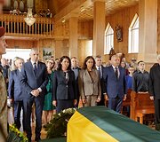 Kapčiamiesčio kapinėse palaidoti partizanai Juozas Barkauskas-Vėjūnas ir Petras Bankieta