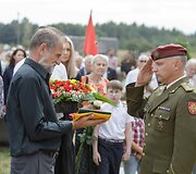 Kapčiamiesčio kapinėse palaidoti partizanai Juozas Barkauskas-Vėjūnas ir Petras Bankieta