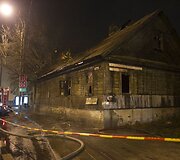 Gaisras Kauno gatvėje