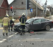 Avarija Liepkalnio ir Dunojaus g. sankryžoje