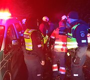 &bdquo;Peugeot&ldquo; trenkėsi į policijos tarnybinį automobilį