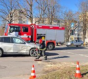 Kėdainiuose susidūrė BMW ir &bdquo;Audi&ldquo;