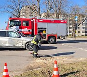 Kėdainiuose susidūrė BMW ir &bdquo;Audi&ldquo;