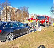 Kėdainiuose susidūrė BMW ir &bdquo;Audi&ldquo;