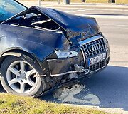 Kėdainiuose susidūrė BMW ir &bdquo;Audi&ldquo;