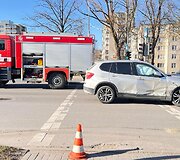 Kėdainiuose susidūrė BMW ir &bdquo;Audi&ldquo;