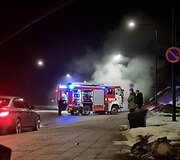 Vilniuje Dunojaus gatvėje degė automobilis