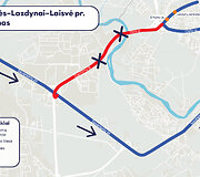 Eismo pakeitimai dėl Gariūnų viaduko griovimo darbų
