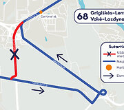 Eismo pakeitimai dėl Gariūnų viaduko griovimo darbų
