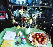 Indrės I. (Vilnius) Velykų dekoracija