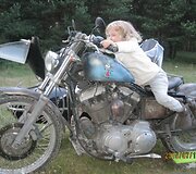 Baikerės Vilmos Valevičiūtės-Pelytės motociklas