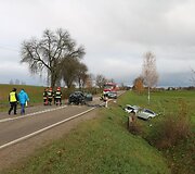 Lenkijoje susidūrė &bdquo;Opel&ldquo; ir &bdquo;&Scaron;koda&ldquo; automobiliai