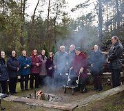 Vėlinių laužai Margionyse