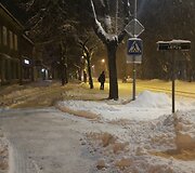 &Scaron;ilutę nuklojo sniegas