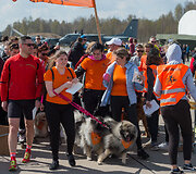 &Scaron;iauliuose vyko tradicinis bėgimas naikintuvų kilimo-tūpimo taku &bdquo;Runway Run 2018&ldquo;