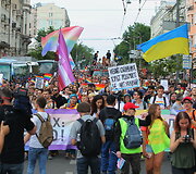 Kijeve keli tūkstančiai žmonių dalyvavo LGBT eitynėse