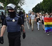 Kijeve keli tūkstančiai žmonių dalyvavo LGBT eitynėse