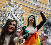 Kijeve keli tūkstančiai žmonių dalyvavo LGBT eitynėse