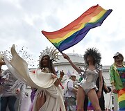 Kijeve keli tūkstančiai žmonių dalyvavo LGBT eitynėse