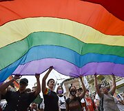 Kijeve keli tūkstančiai žmonių dalyvavo LGBT eitynėse