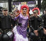 Kijeve keli tūkstančiai žmonių dalyvavo LGBT eitynėse