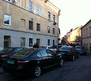 Užupyje pakabinta dar viena Konstitucija.