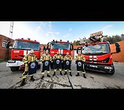 Lietuvos ugniagesių komanda Sakramente