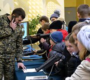 Generolo Povilo Plechavičiaus kadetų mokykloje surengtos atvirų durų dienos 