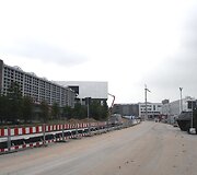 Naujas ECB pastatas dygsta buvusioje Frankfurto turgavietėje