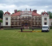 Roki&scaron;kio dvaro rūmų remontas 2009 metais