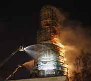 Kremliaus pa&scaron;onėje &ndash; gaisras: liepsnojo Novodevičės vienuolynas
