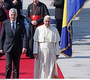 Popiežius Pranci&scaron;kus atvyko į Sarajevą, kviesdamas susitaikyti po Bosnijos karo