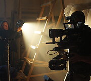 6. Tu&scaron;tumos kilpos filmavimo aik&scaron;telė. Eglės Burbaitės nuotr.