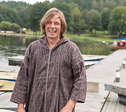 Senosios Palū&scaron;ės valtinės &scaron;eimininkas Tomas Bau&scaron;ys