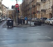 Konteineriai &Scaron;ermuk&scaron;nių gatvėje