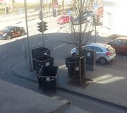 Konteineriai &Scaron;ermuk&scaron;nių gatvėje