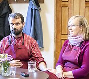 Kristina Zaveckienė ir Vincentas Degeorge 