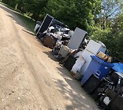Nelegalus sąvartynas Auk&scaron;telkėje &Scaron;iaulių rajone