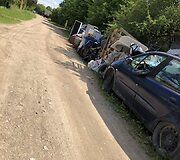 Nelegalus sąvartynas Auk&scaron;telkėje &Scaron;iaulių rajone